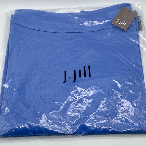 J. Jill MP NEW Pima Cotton Elbow-Sleeve Boat-neck Top NWT - Picture 6 of 6